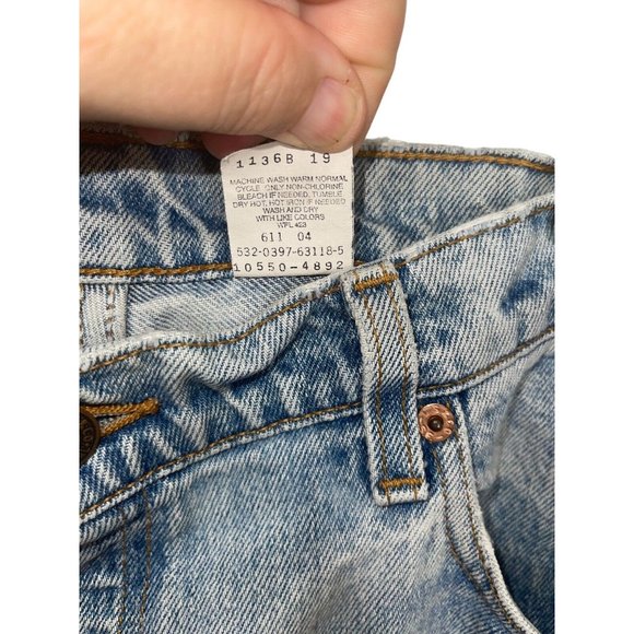 LEVI'S 550 Vintage? Relaxed Fit Tapered Leg Size 13 Junior's Short *FLAWED READ* - Picture 15 of 16